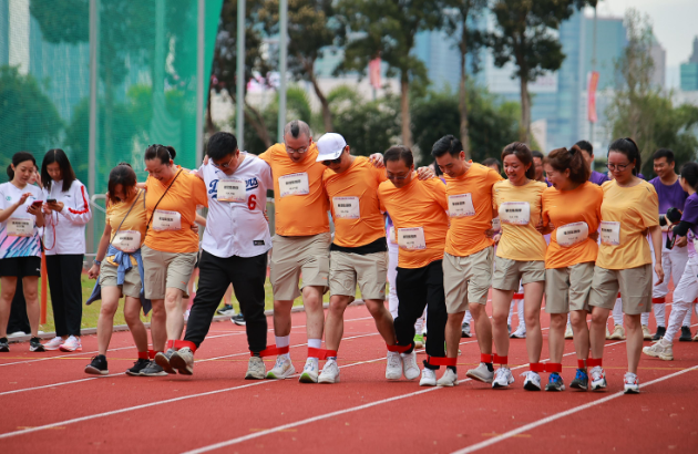 新盛娱乐集团组织参加中企协第九届运动会(图1)